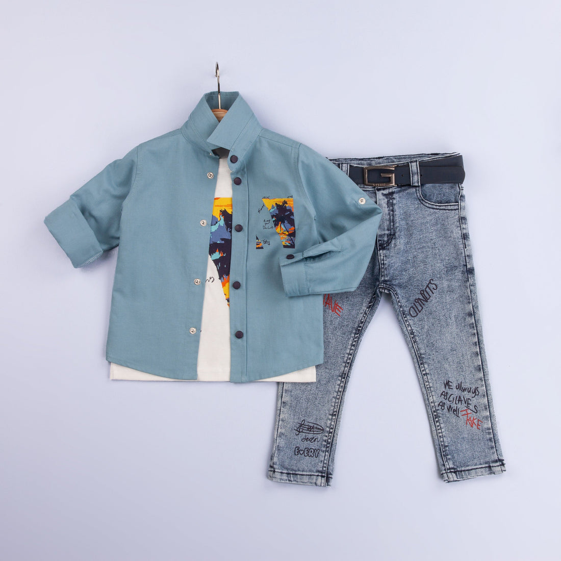 Splash Paint Boys Casual Set-0