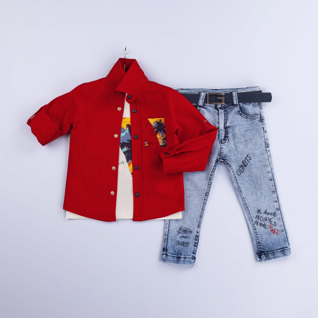 Splash Paint Boys Casual Set-1