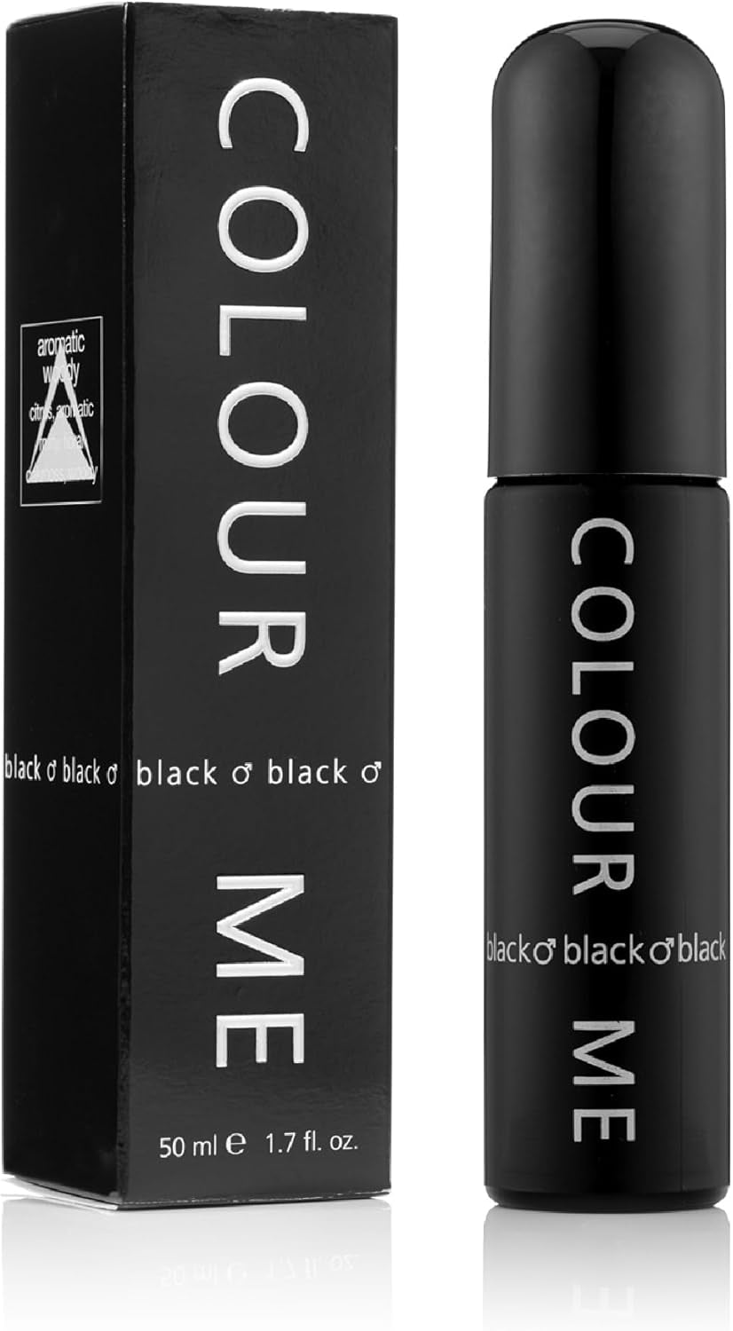 Milton-Lloyd  Black Homme - Eau De Parfum - Long Lasting Perfume for Men - Vanilla, Sandalwood Cologne for Men - Woody Men&