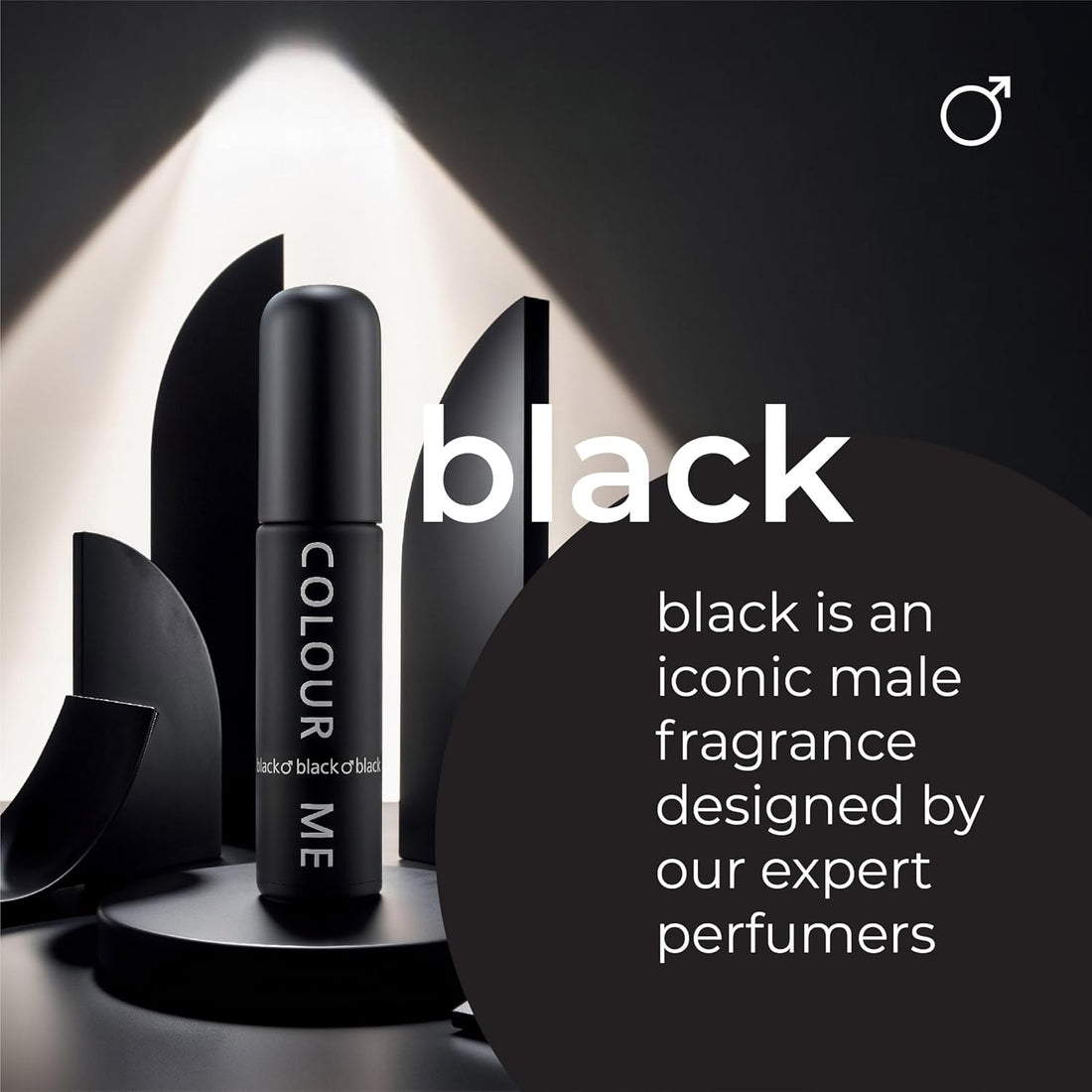 Milton-Lloyd  Black Homme - Eau De Parfum - Long Lasting Perfume for Men - Vanilla, Sandalwood Cologne for Men - Woody Men&