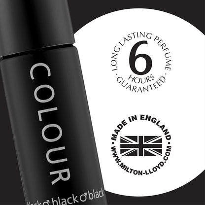 Milton-Lloyd  Black Homme - Eau De Parfum - Long Lasting Perfume for Men - Vanilla, Sandalwood Cologne for Men - Woody Men&