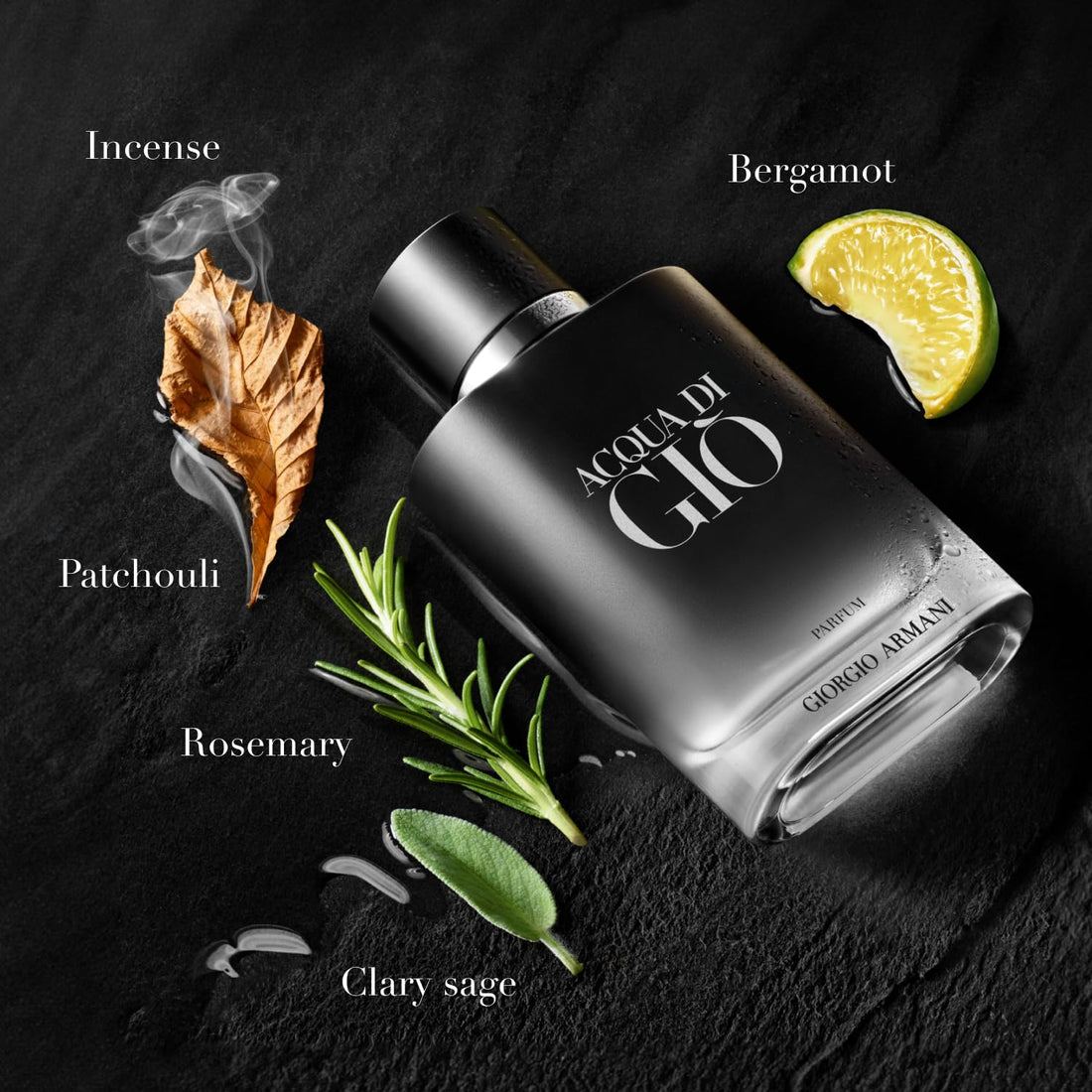 – Acqua Di Giò – Parfum – Cologne for Men – Fresh &amp; Woody Men’S Fragrance – Bergamot, Ginger, Marine, Geranium, Rosemary, Clary Sage, Patchouli, Incense Notes