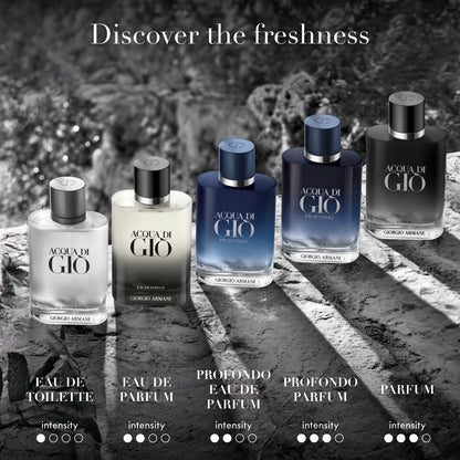 – Acqua Di Giò – Parfum – Cologne for Men – Fresh &amp; Woody Men’S Fragrance – Bergamot, Ginger, Marine, Geranium, Rosemary, Clary Sage, Patchouli, Incense Notes
