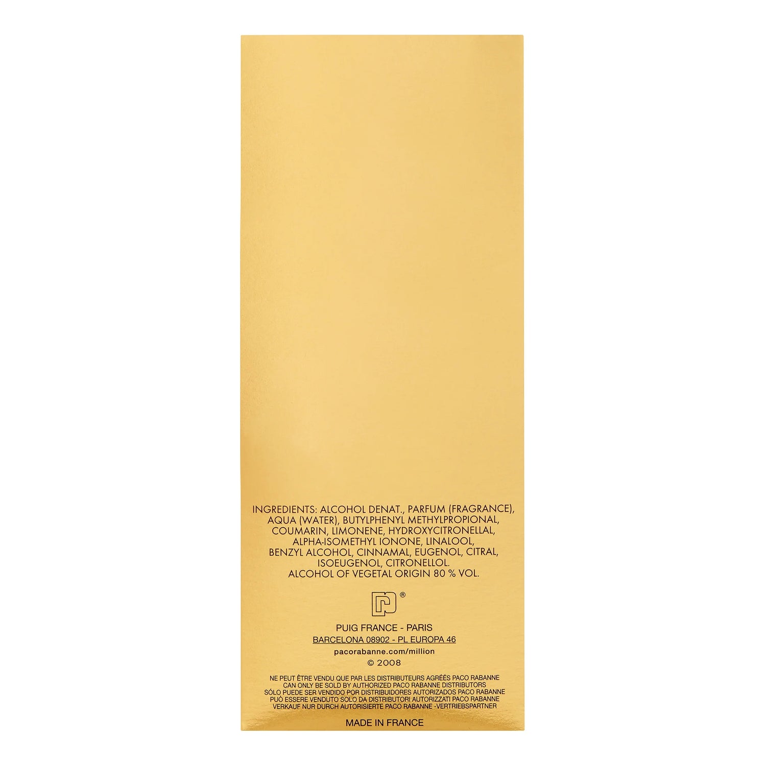 1 Million Eau De Toilette, Cologne for Men, 3.4 Oz