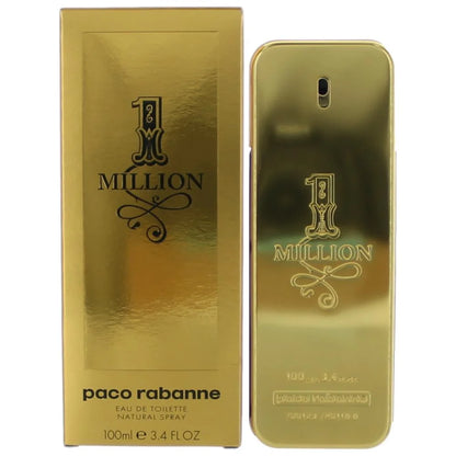 1 Million Eau De Toilette, Cologne for Men, 3.4 Oz