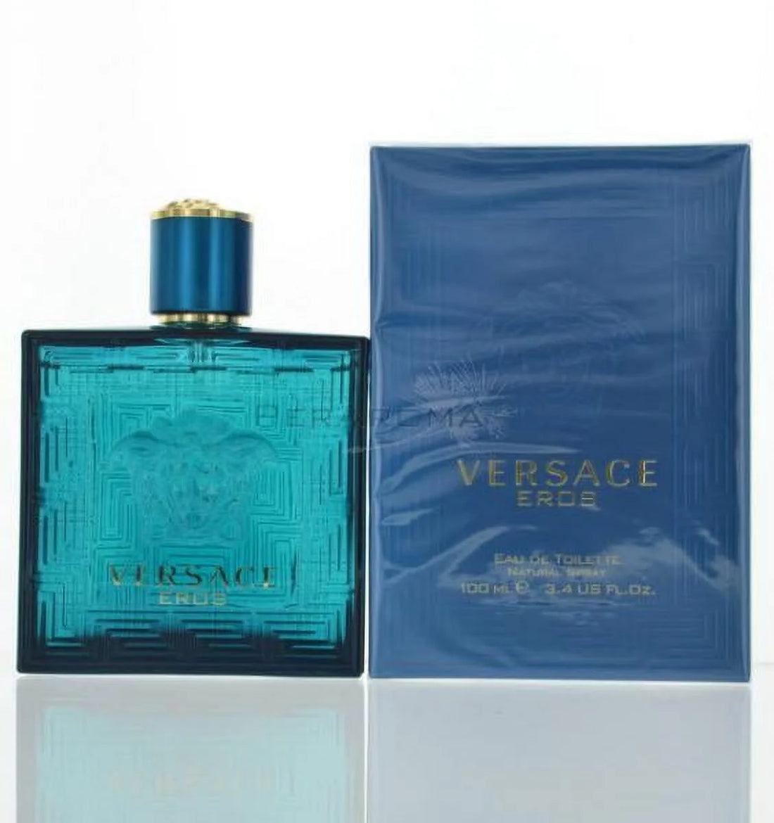 Eros Eau De Toilette, Cologne for Men, 3.4 Oz Full Size