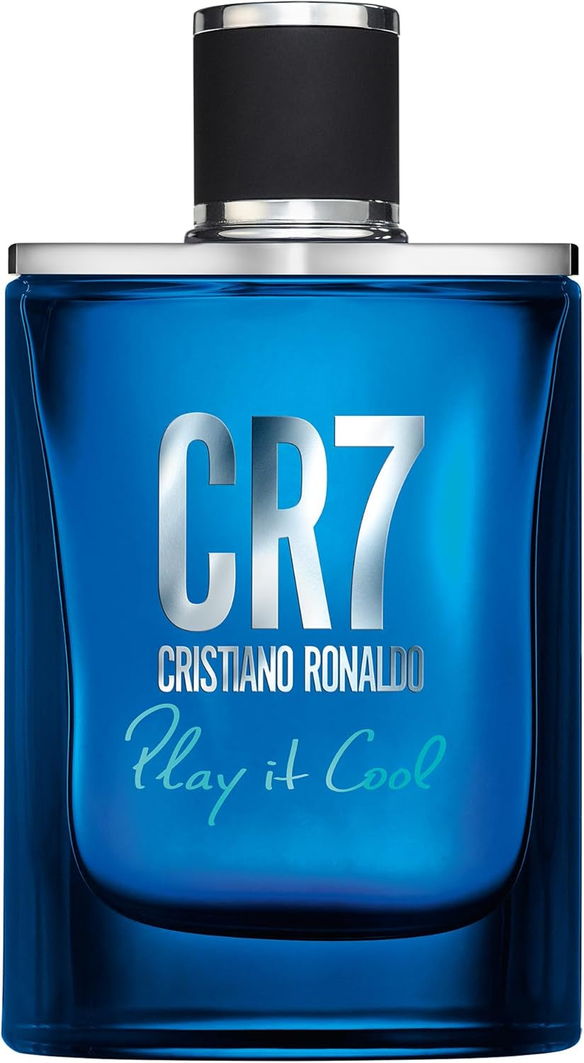CR7 Play It Cool - Blends Bright Citruses and Aromatic Fougere Notes - Fresh, Invigorating and Sensual - Light Enough for Everyday Wear - Masculine Fragrance - 50 Ml Spray