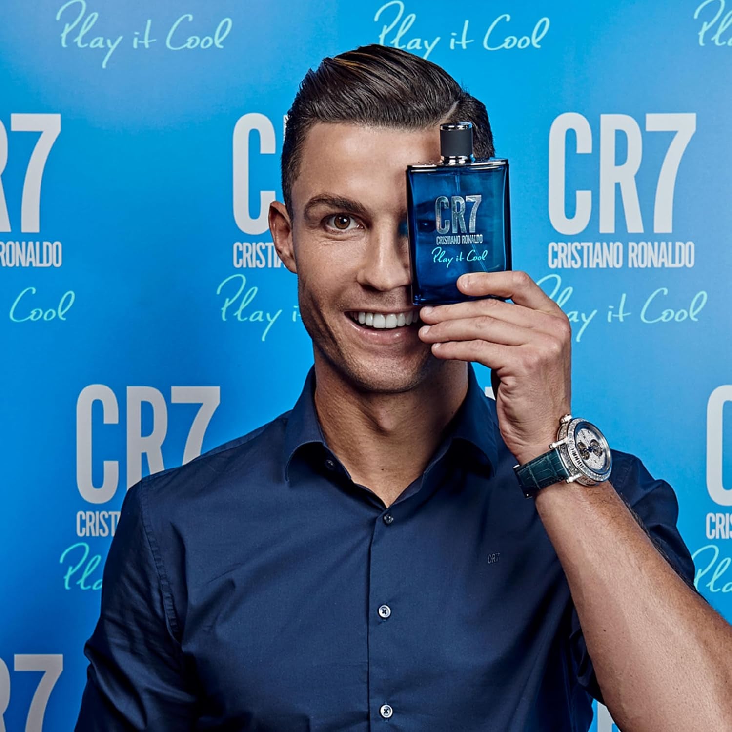 CR7 Play It Cool - Blends Bright Citruses and Aromatic Fougere Notes - Fresh, Invigorating and Sensual - Light Enough for Everyday Wear - Masculine Fragrance - 50 Ml Spray