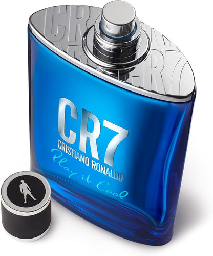 CR7 Play It Cool - Blends Bright Citruses and Aromatic Fougere Notes - Fresh, Invigorating and Sensual - Light Enough for Everyday Wear - Masculine Fragrance - 50 Ml Spray