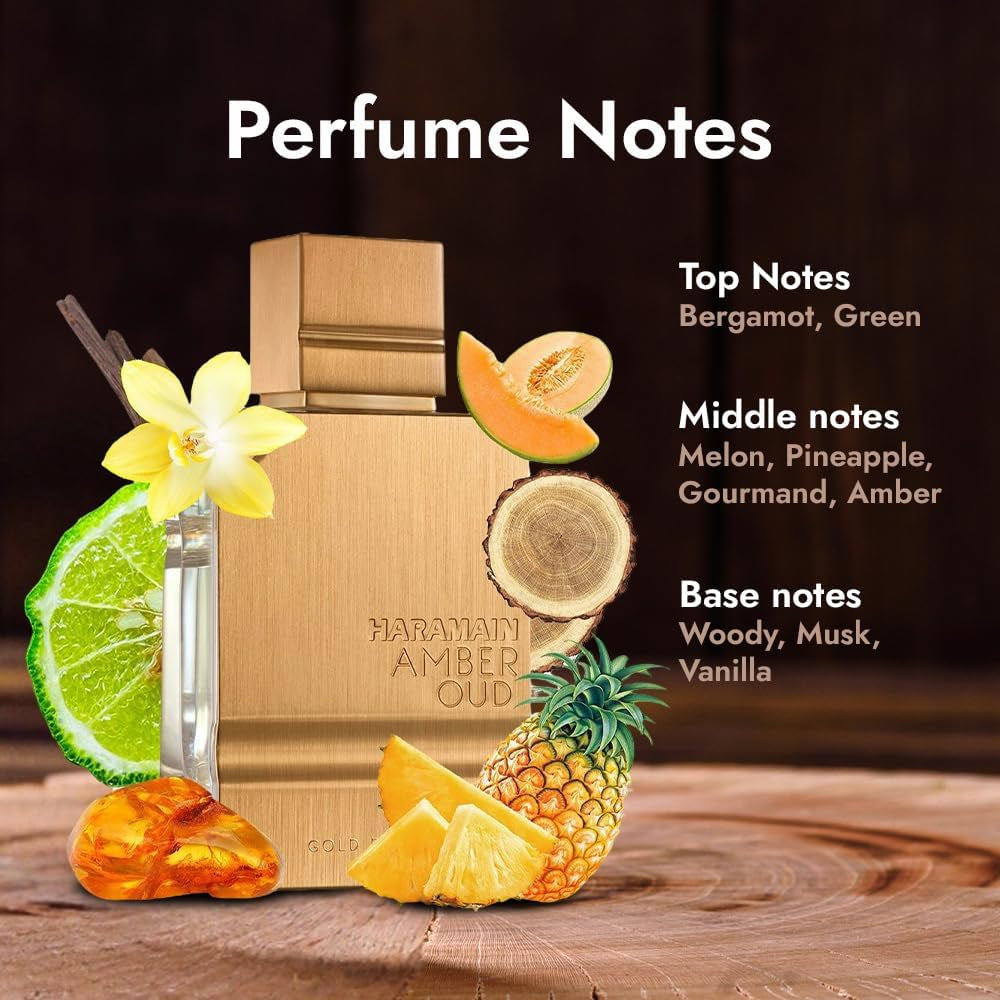 Amber Oud Gold Edition - Arabian Perfume for Women and Men - Unisex Perfume - Long Lasting Amber Perfume for Men and Women - 60 Ml