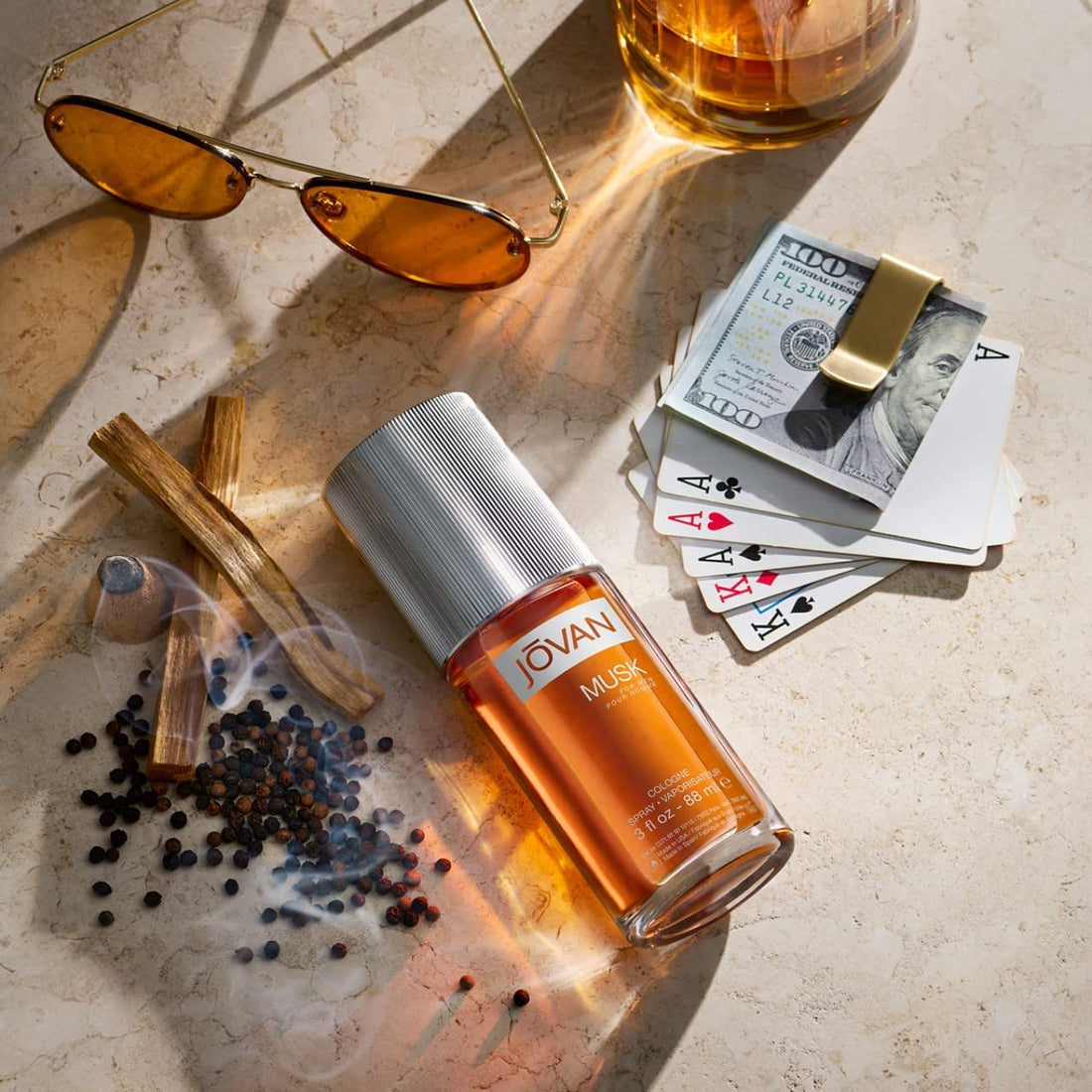 - Musk for Men Eau De Cologne Spray, Musky Fragrance, Top Notes:Neroli, Lavender, Lemon