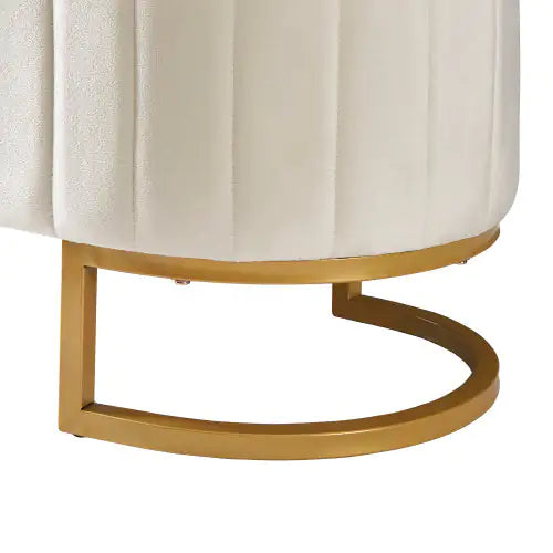 Chic Velvet Tufted Ottoman Bench - Mohammad collection