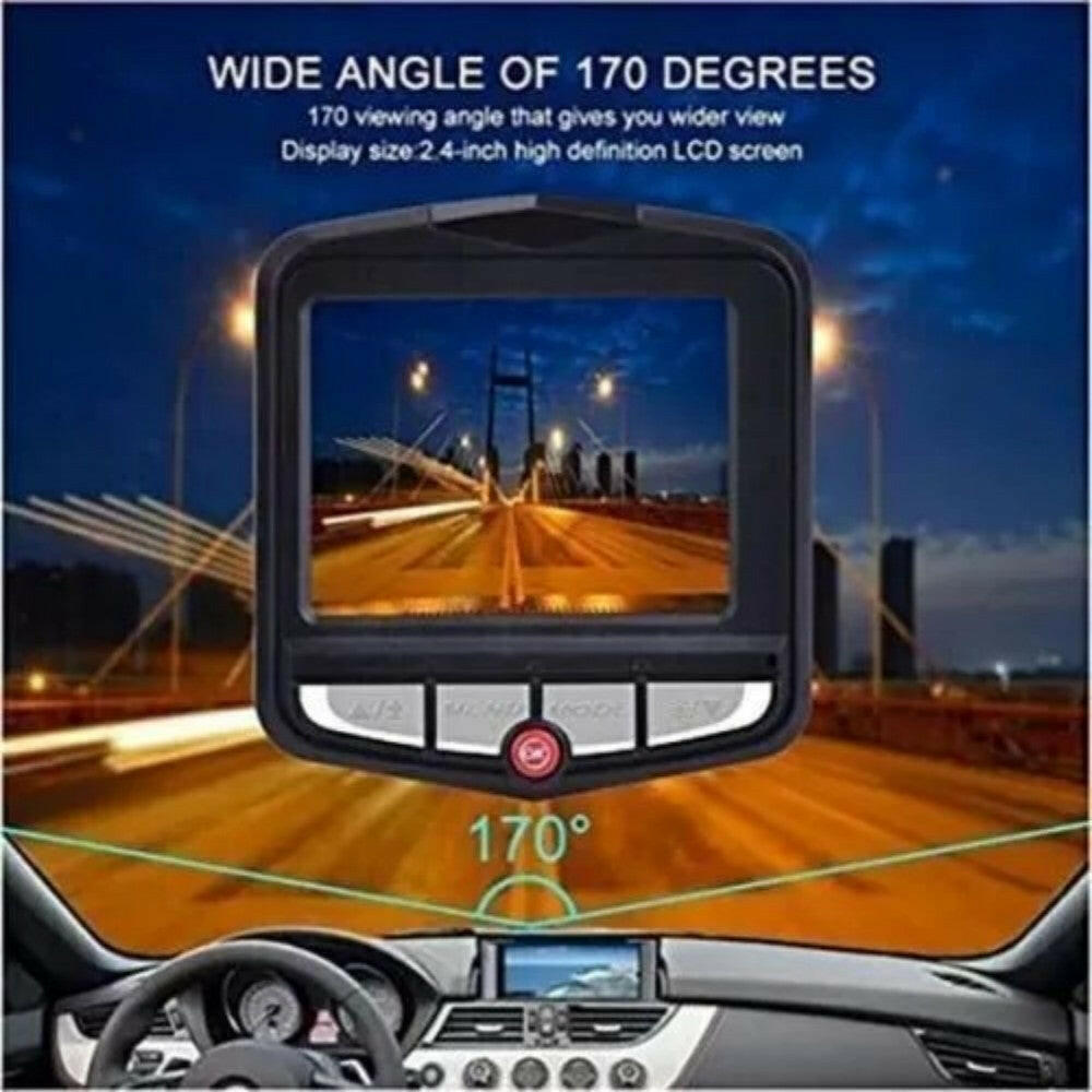 2.4 Inch Full HD 1080P Dash Cam, Car DVR Front or Rear Camera Night Vision G Sensor