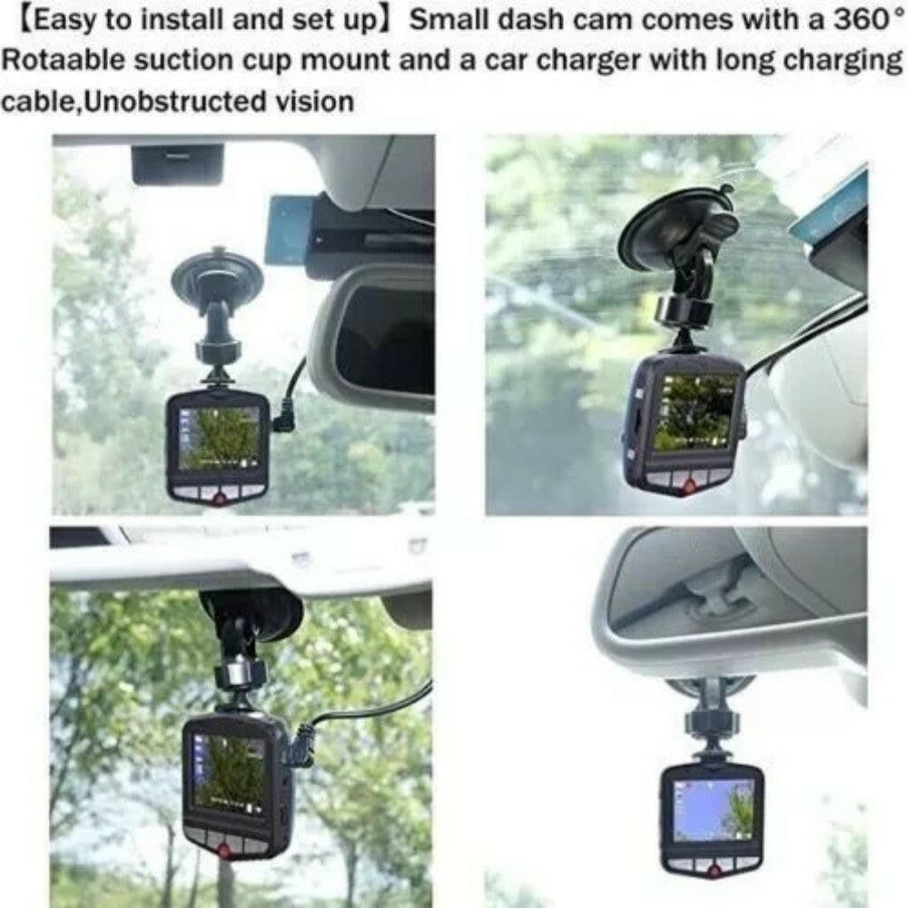 2.4 Inch Full HD 1080P Dash Cam, Car DVR Front or Rear Camera Night Vision G Sensor