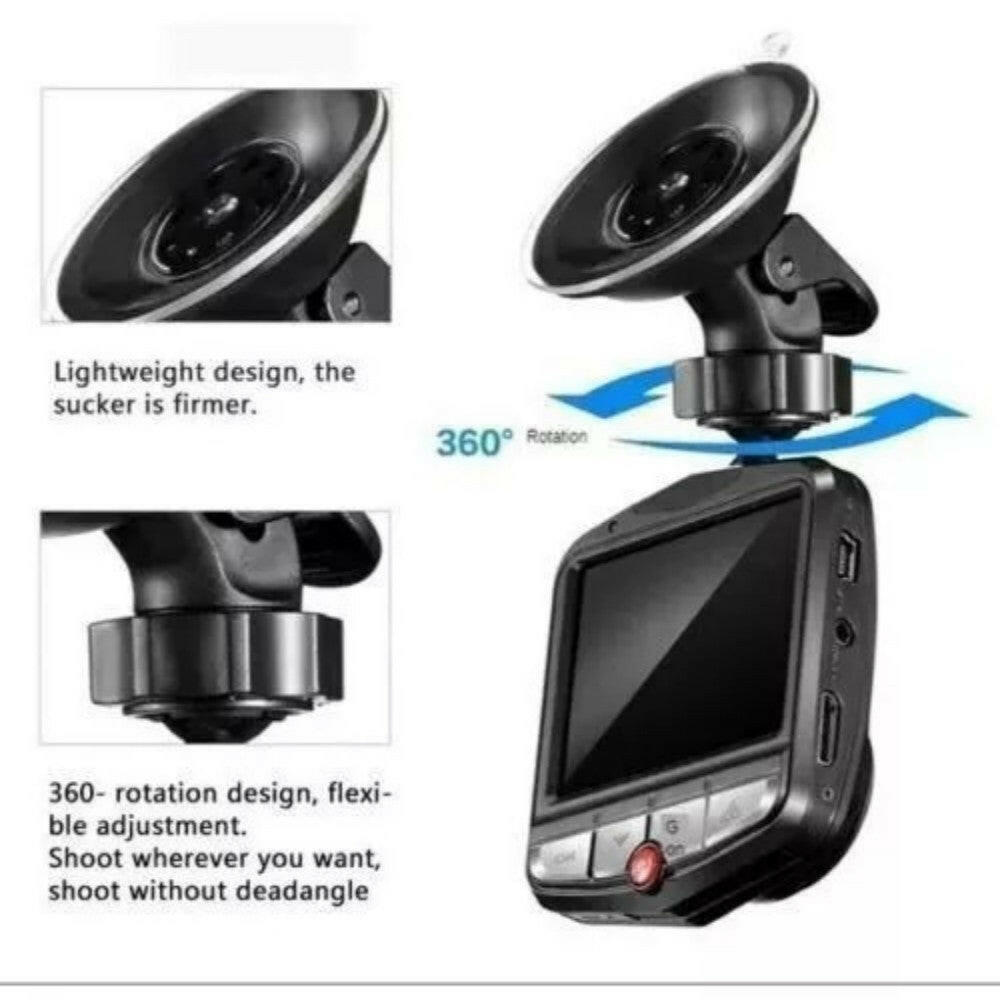 2.4 Inch Full HD 1080P Dash Cam, Car DVR Front or Rear Camera Night Vision G Sensor
