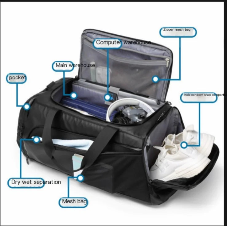 All-Weather Travel &amp; Gym Bag - Mohammad collection