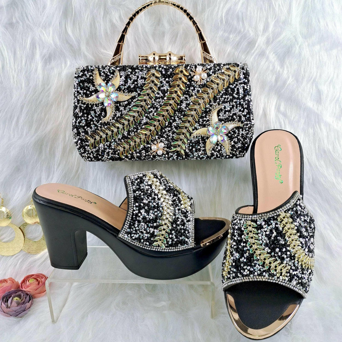 Royal Wedding Party Shoes And Bag