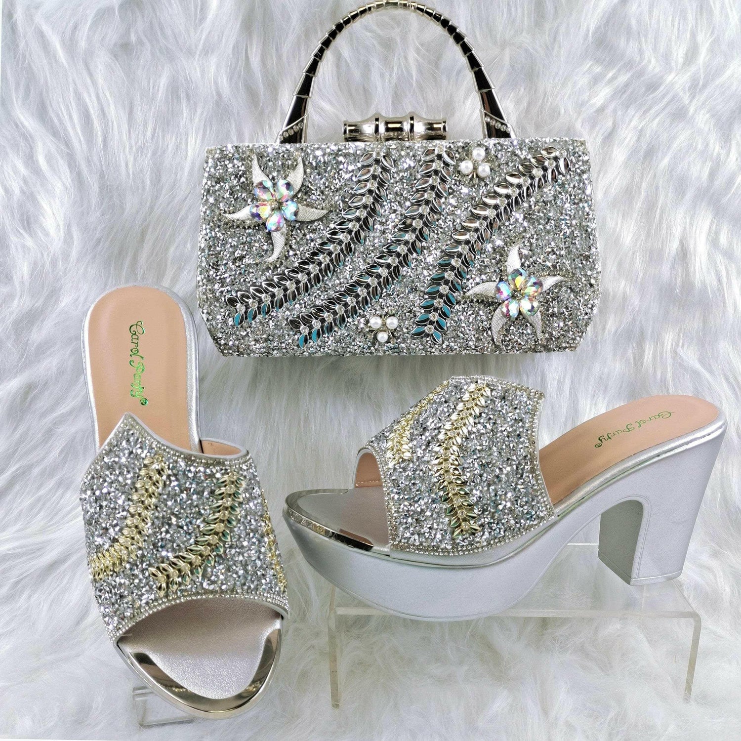 Royal Wedding Party Shoes And Bag