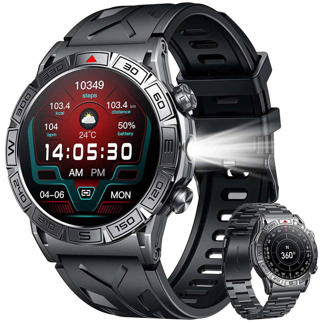 ActivePro Men’s Smartwatch with Calls &amp; Health Tracking - Mohammad collection