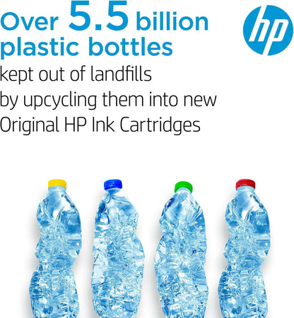 Original  67 Black Ink Cartridge | Works with  Deskjet 1255, 2700, 4100 Series,  Envy 6000, 6400 Series | Eligible for Instant Ink | 3YM56AN