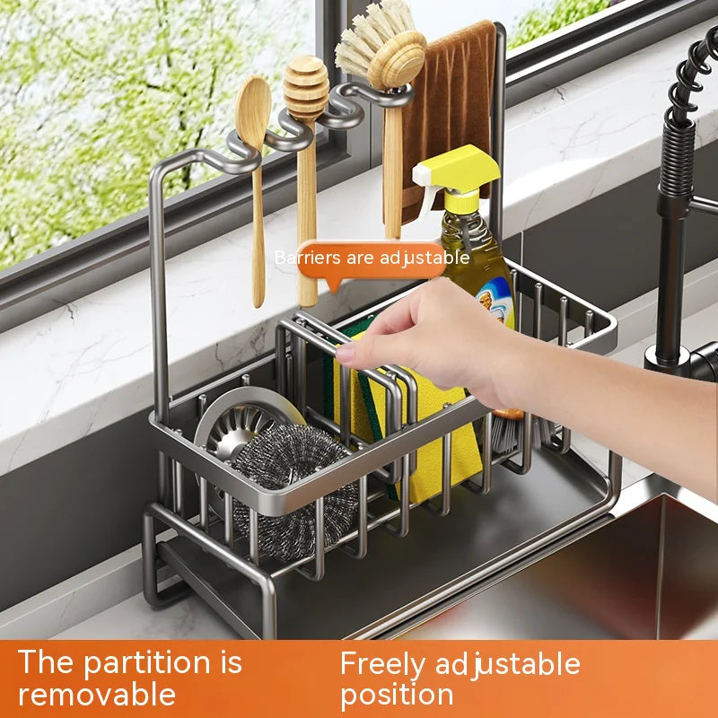 All-in-One Kitchen Sink Caddy &amp; Drainer - Mohammad collection