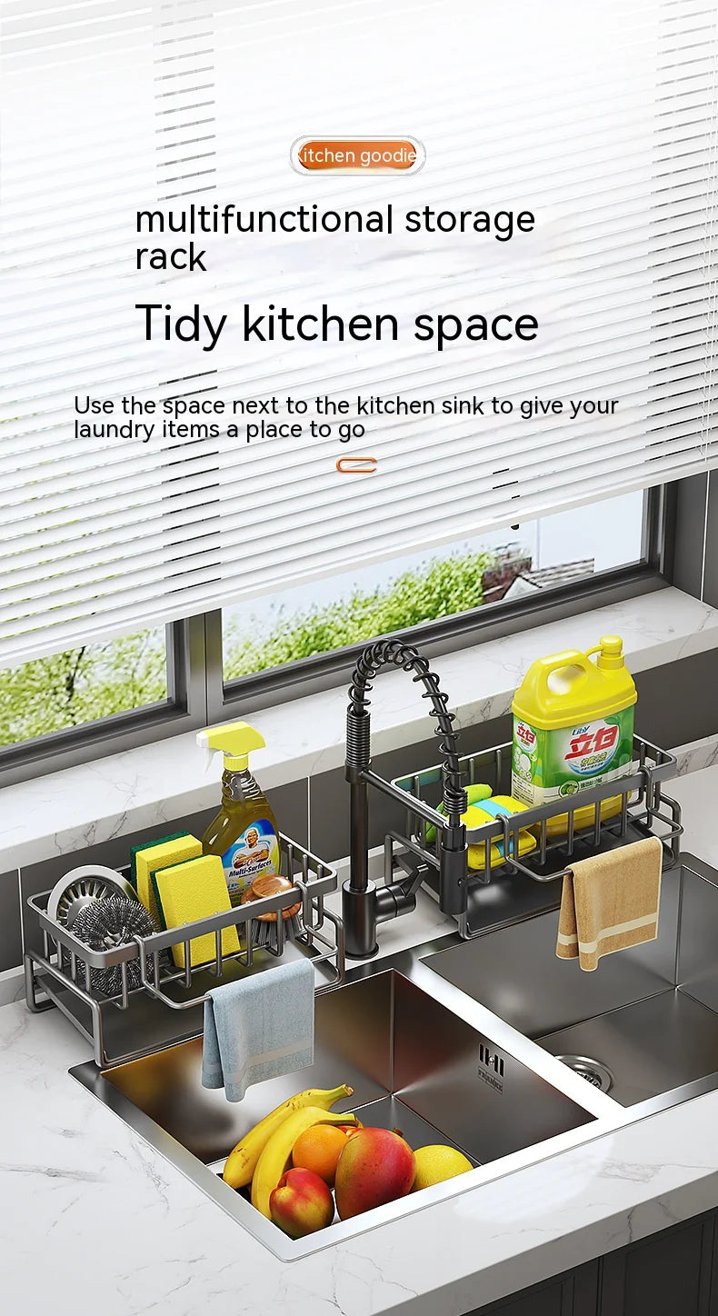 All-in-One Kitchen Sink Caddy &amp; Drainer - Mohammad collection