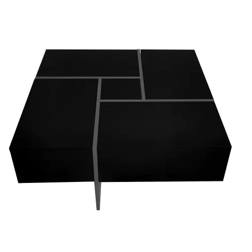 Sleek Square Coffee Table with Hidden Storage - Mohammad collection