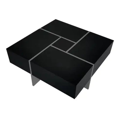 Sleek Square Coffee Table with Hidden Storage - Mohammad collection