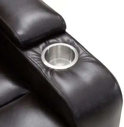 Swivel Tray Power Recliner with USB Port and Cup Holders - Mohammad collection