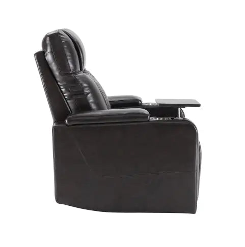 Swivel Tray Power Recliner with USB Port and Cup Holders - Mohammad collection