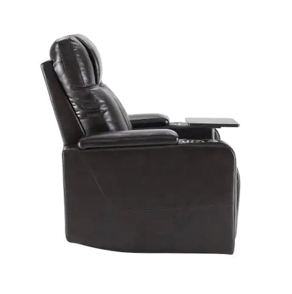 Swivel Tray Power Recliner with USB Port and Cup Holders - Mohammad collection