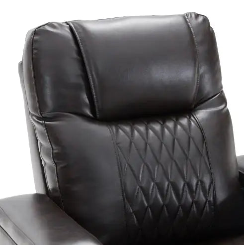 Swivel Tray Power Recliner with USB Port and Cup Holders - Mohammad collection