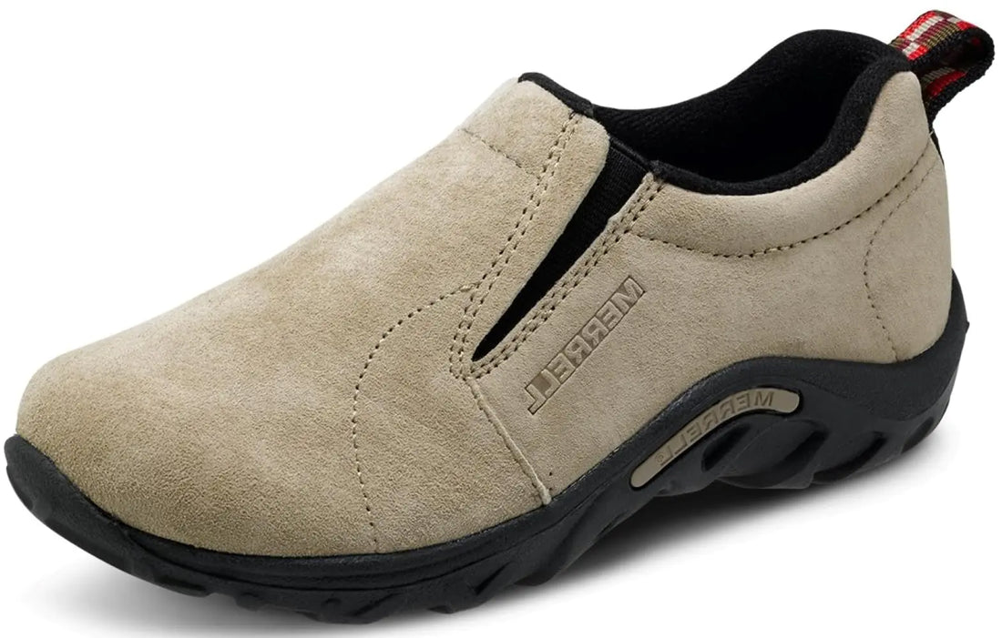 Merrell Kids Taupe Jungle Moc Kids 2.5 D(M) US Big Kid - Mohammad collection