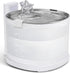Pumpless Cat Water Fountain, Wireless Pet Fountain Battery Operated, 2L/67Oz E1+ Automatic Cat Water Dispenser Magdrive™ Technology Stainless Steel Tray (Cordless, E1+)