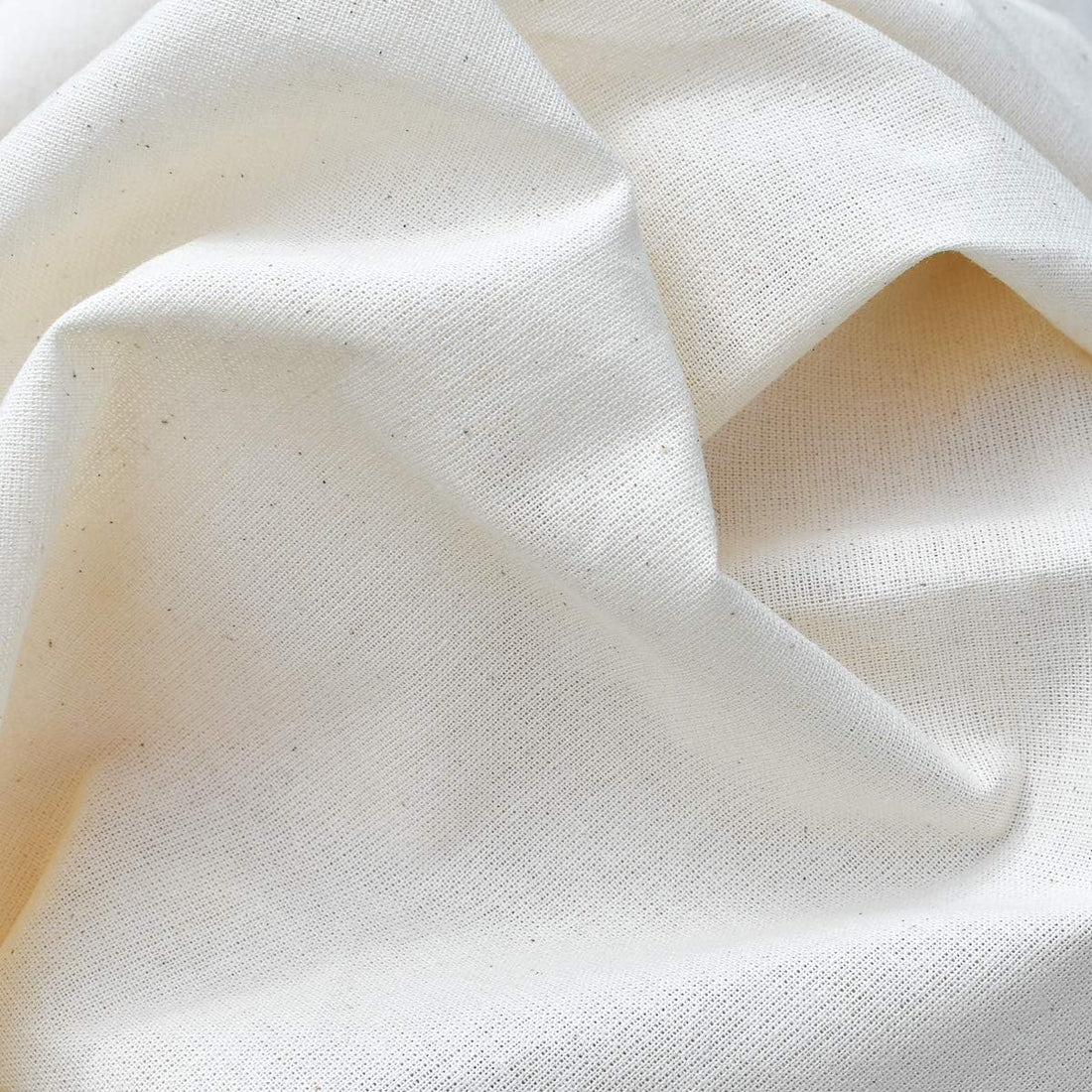 100% Natural Cotton Muslin Fabric - 63In Wide X 3Yds Long (Medium Weight)
