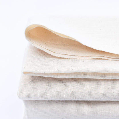 100% Natural Cotton Muslin Fabric - 63In Wide X 3Yds Long (Medium Weight)