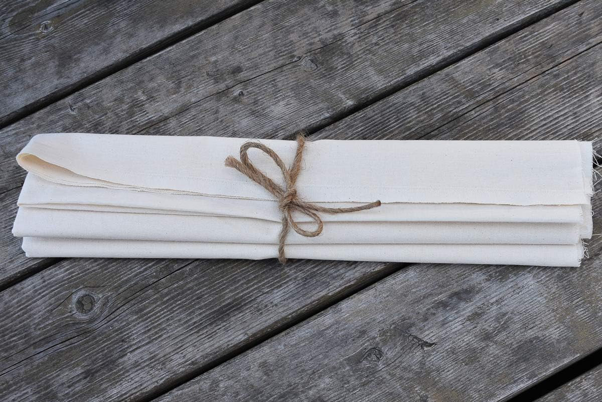 100% Natural Cotton Muslin Fabric - 63In Wide X 3Yds Long (Medium Weight)