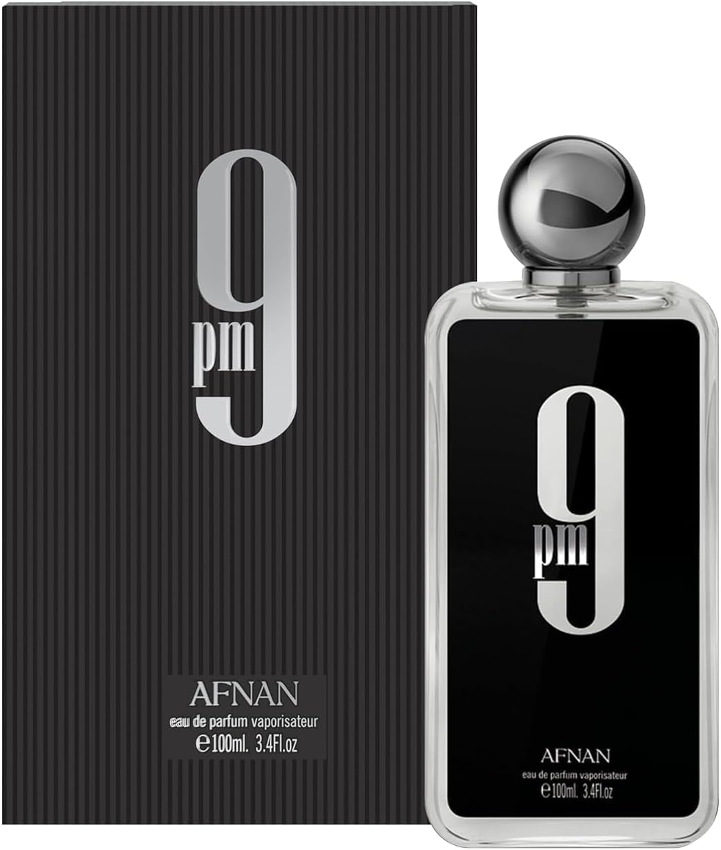 9 Pm for Men Eau De Parfum Spray, 3.4 Ounce