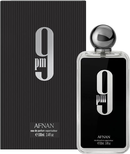 9 Pm for Men Eau De Parfum Spray, 3.4 Ounce