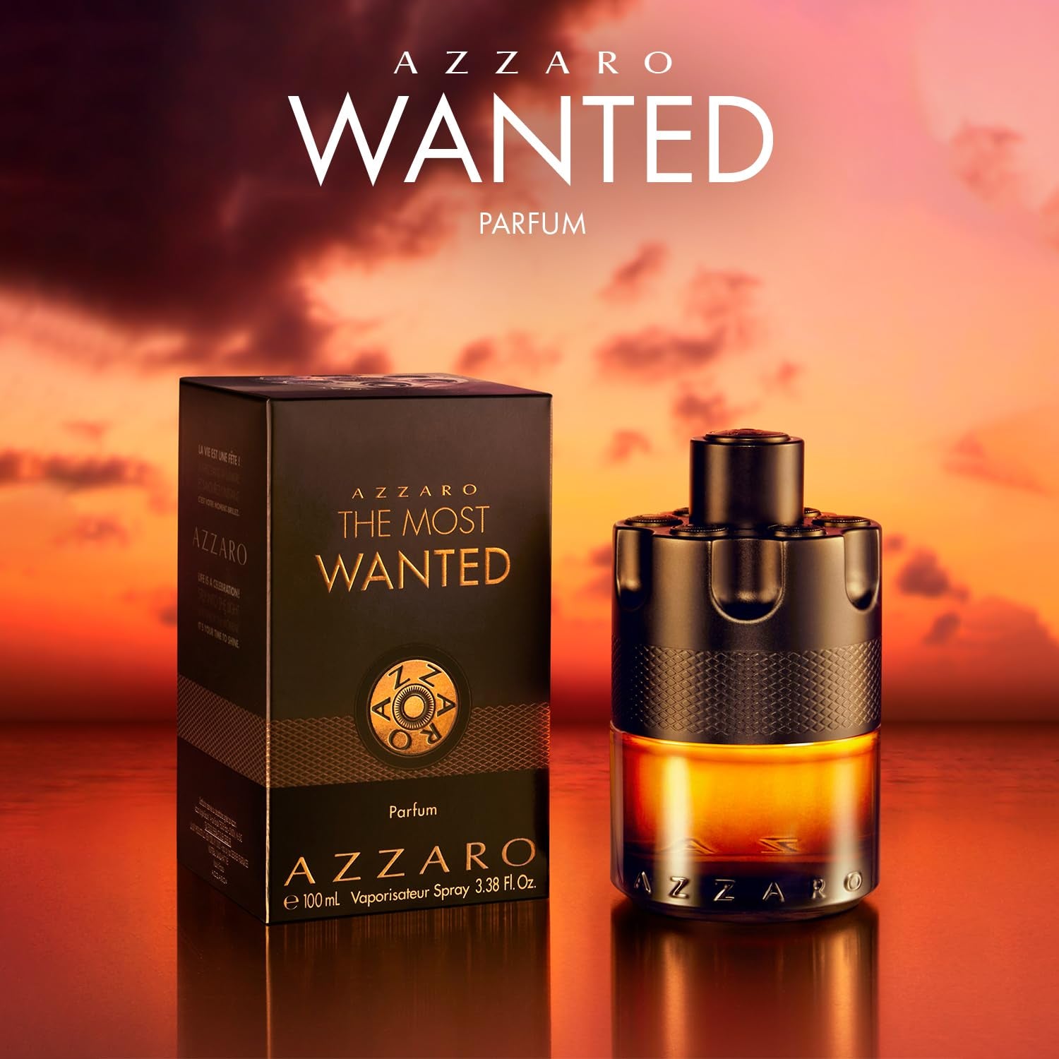 Azzaro the Most Wanted Parfum - Intense Mens Cologne - Spicy &amp; Seductive Fragrance for Date Night - Lasting Wear - Irresistible Luxury Perfumes for Men