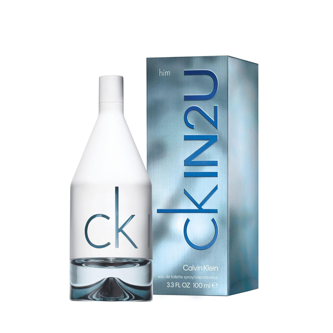Calvin Klein CK IN2U Eau De Toilette for Men - Aromatic Fragrance, Top tes: Tangelo, Lime Gin Fizz, Pomelo Leaves