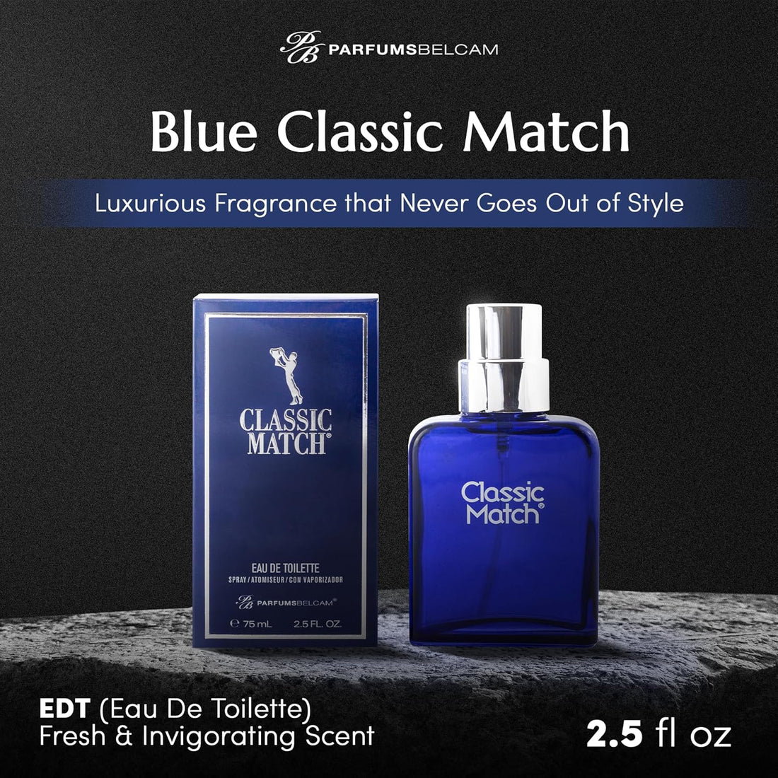 Classic Match, Our Version of Polo Blue, EDT Spray, 75 Ml (Pack of 1)