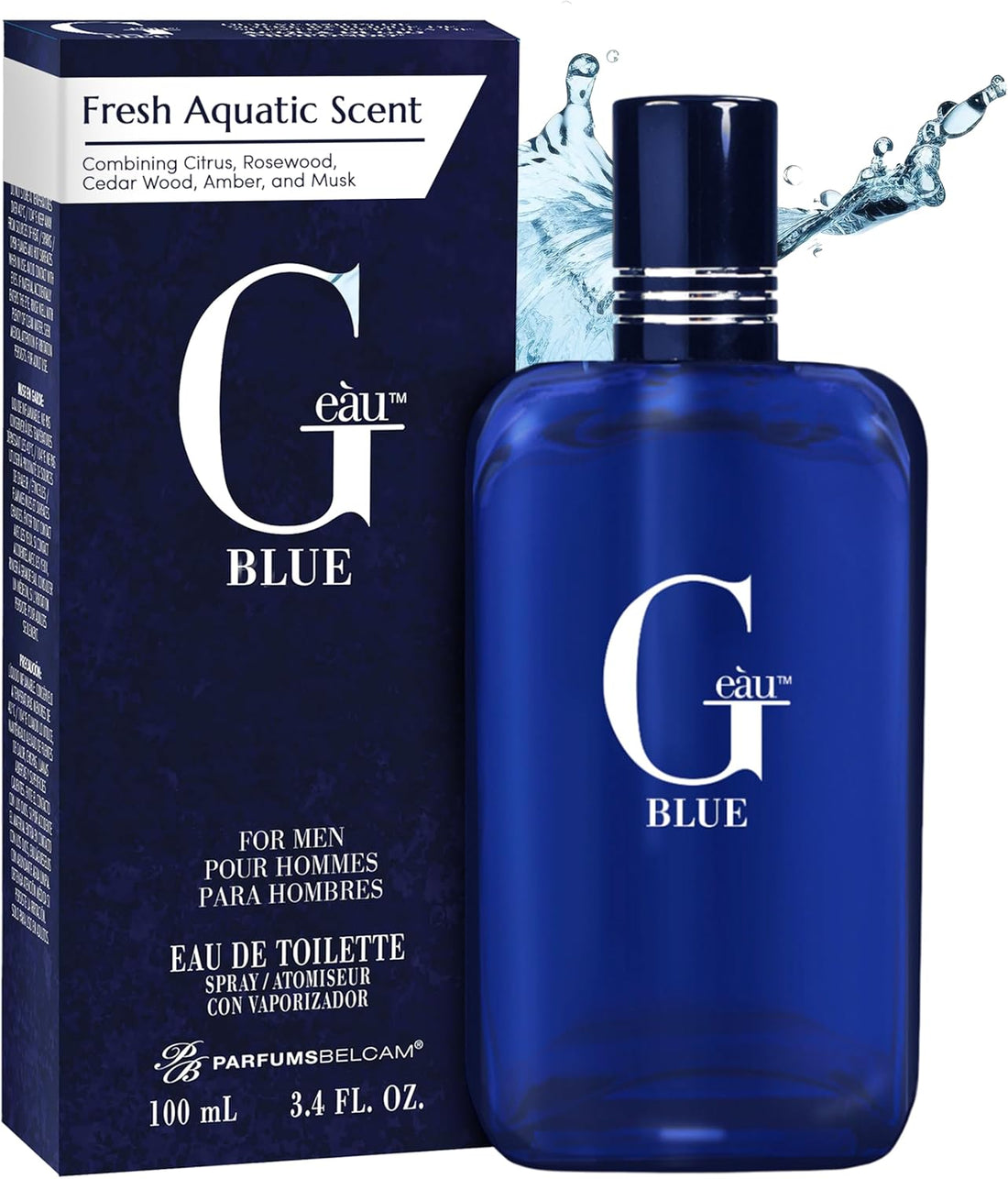 G Eàu Blue Eau De Toilette Spray, Our Version of a Designer EDT, 100Ml.