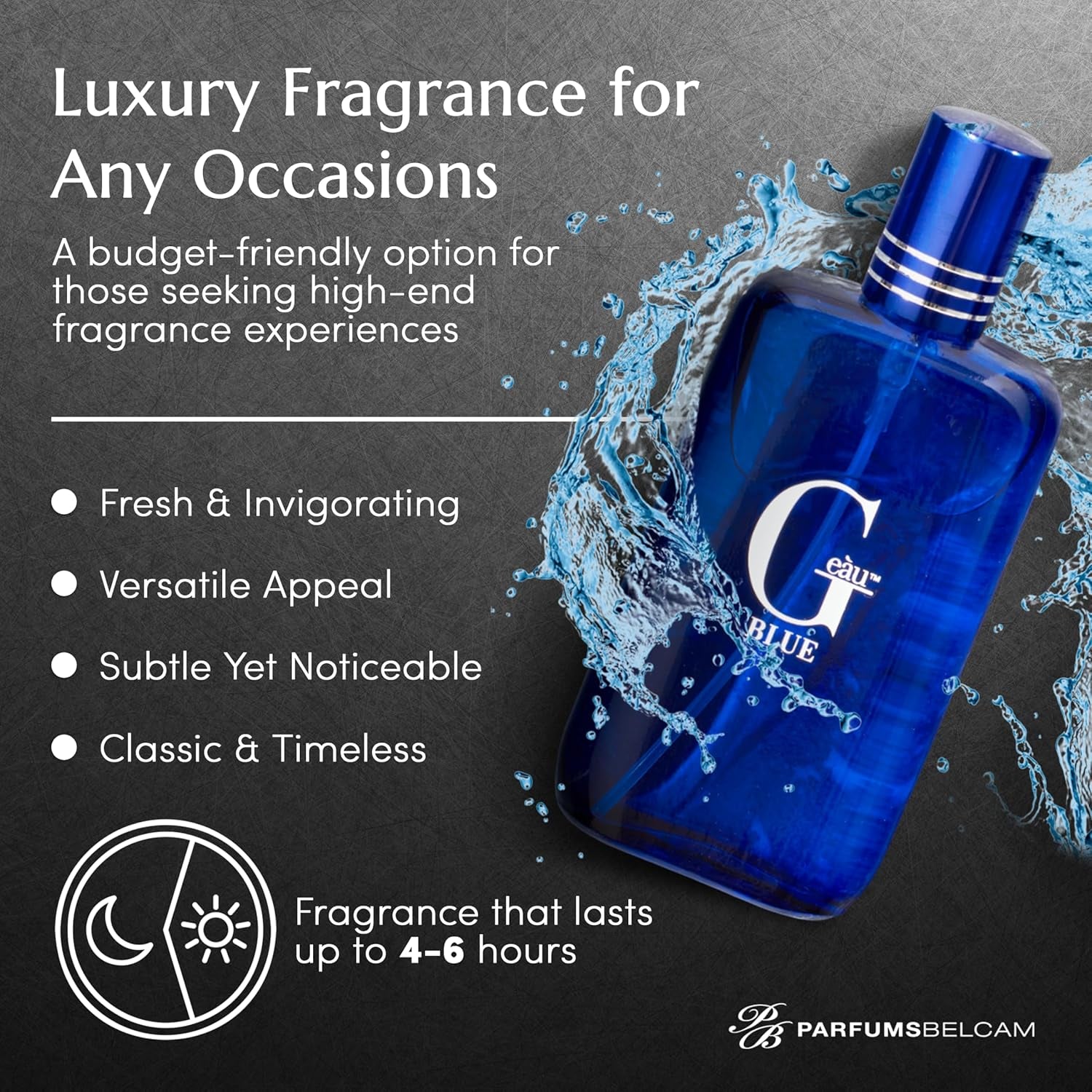 G Eàu Blue Eau De Toilette Spray, Our Version of a Designer EDT, 100Ml.