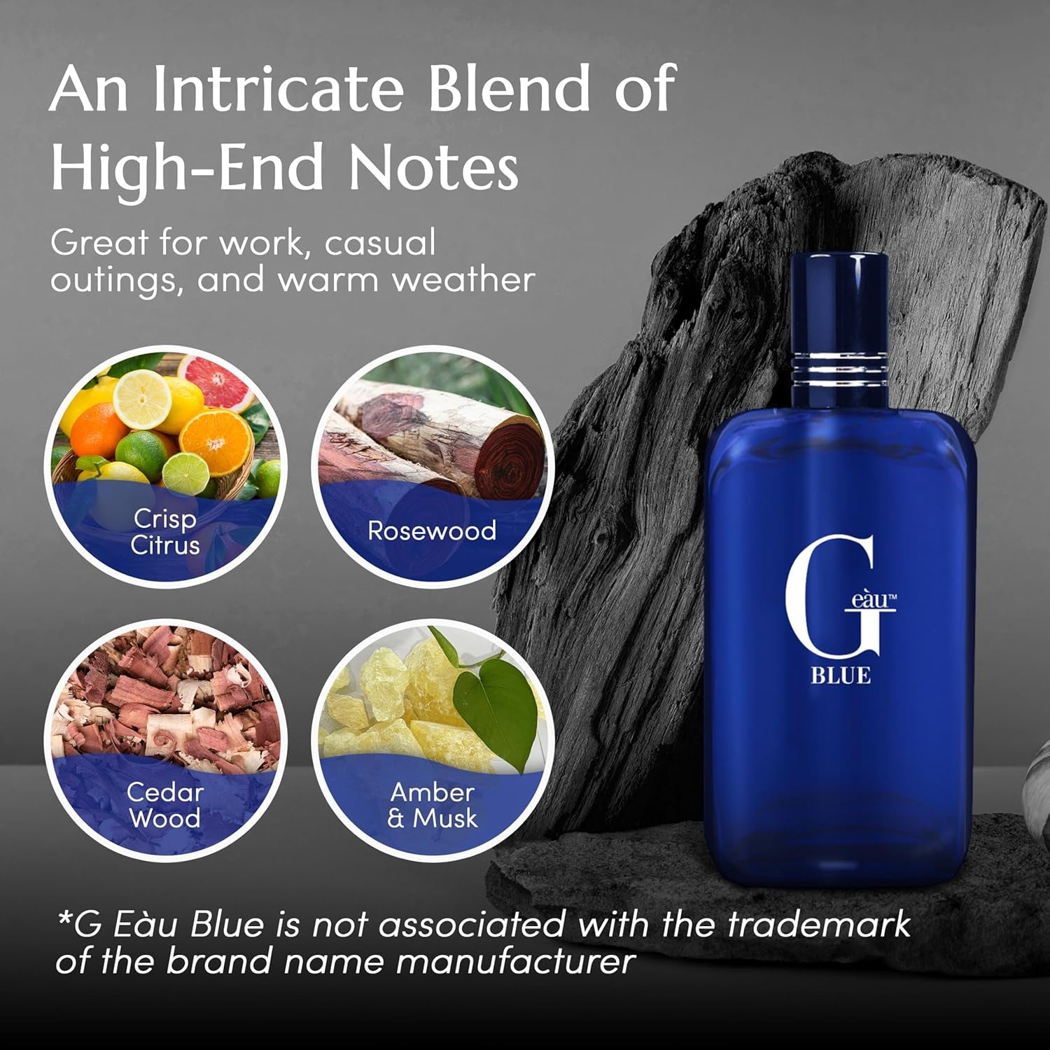G Eàu Blue Eau De Toilette Spray, Our Version of a Designer EDT, 100Ml.