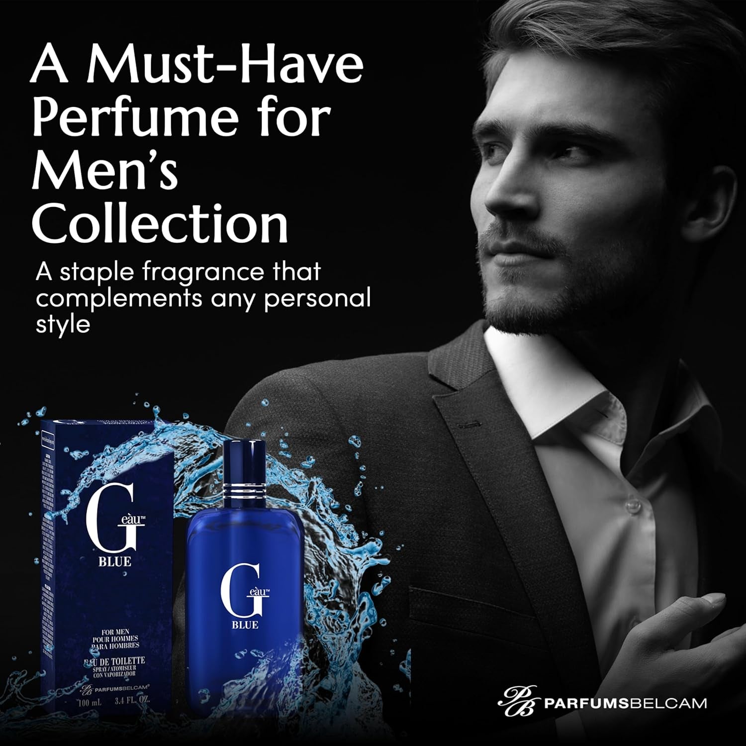 G Eàu Blue Eau De Toilette Spray, Our Version of a Designer EDT, 100Ml.
