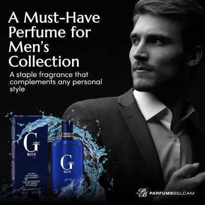 G Eàu Blue Eau De Toilette Spray, Our Version of a Designer EDT, 100Ml.