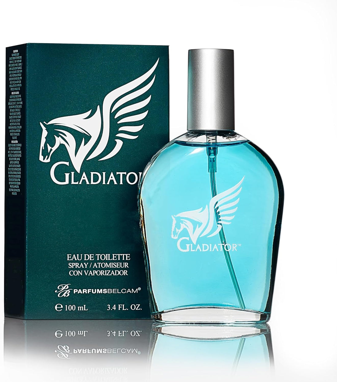 Gladiator Eau De Toilette Spray for Men, Long-Lasting Woody and Sexy Cologne, Masculine Scent, Iconic Fragrance Inspired by Designer Perfumes, 3.4 Fl.Oz., Premium Mens Cologne