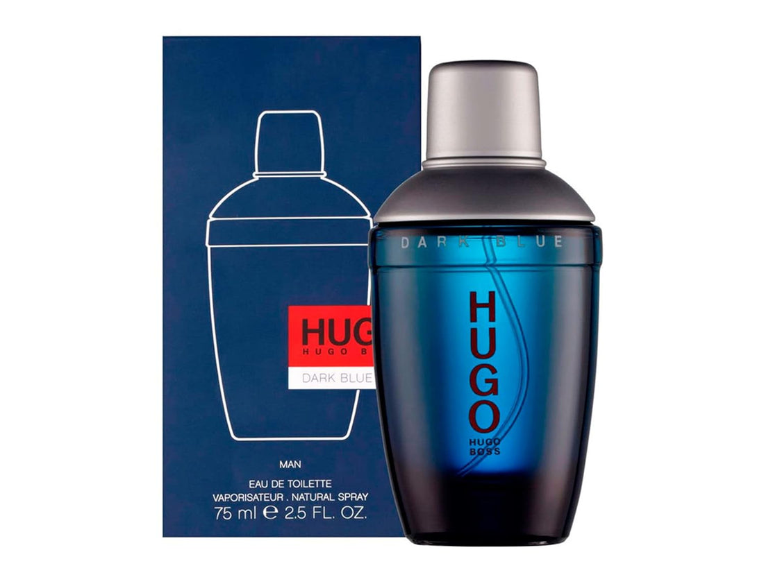 Hugo Dark Blue by Hugo Boss for Men. Eau De Toilette Spray 2.5 Ounces