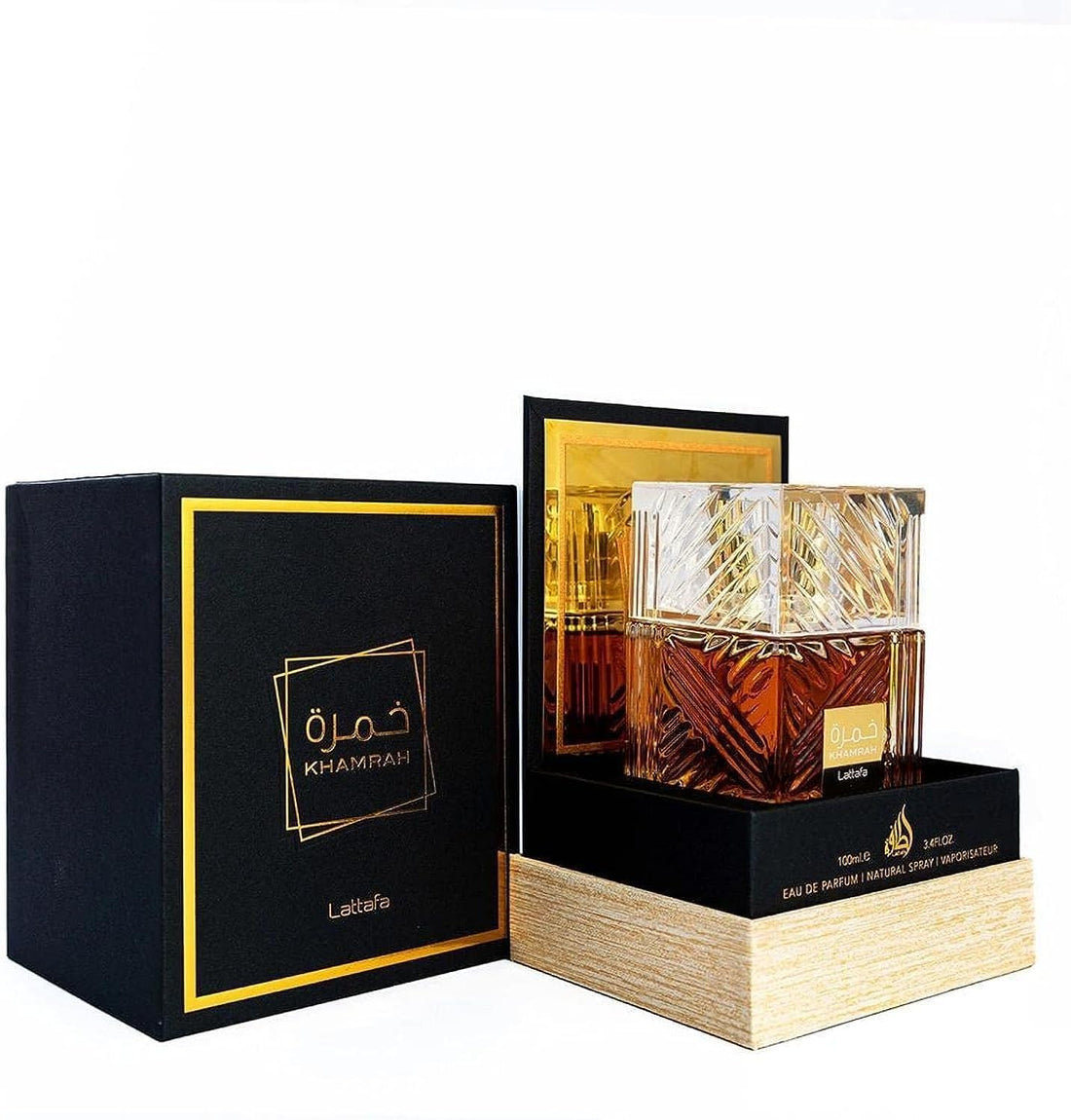 Khamrah for Unisex Eau De Parfum Spray, 3.4 Ounce